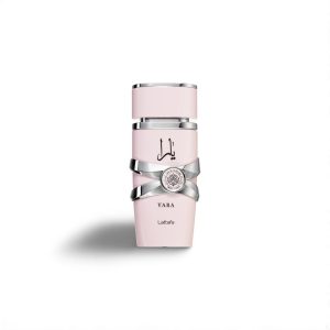 Lattafa Yara Eau de Parfum 100ml – Perfume floral y afrutado para mujer en botella rosa, dulce, elegante y de larga duración.