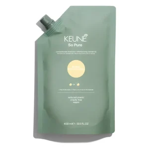 Champú So Pure Restore Shampoo Refill de Keune en formato recarga ecológica para cabello dañado.