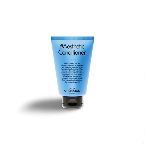 Aesthetic Conditioner Goa Organics 200gr – acondicionador vegano nutritivo e hidratante para cabello rizado o grueso, con karité, coco y aguacate