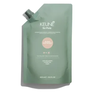 Champú So Pure Polish Shampoo Refill de Keune en formato recarga ecológica para control del encrespamiento.