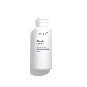 Blonde Savior Brightening Shampoo Keune 300ml – champú profesional para cabello rubio que realza la luminosidad y el brillo
